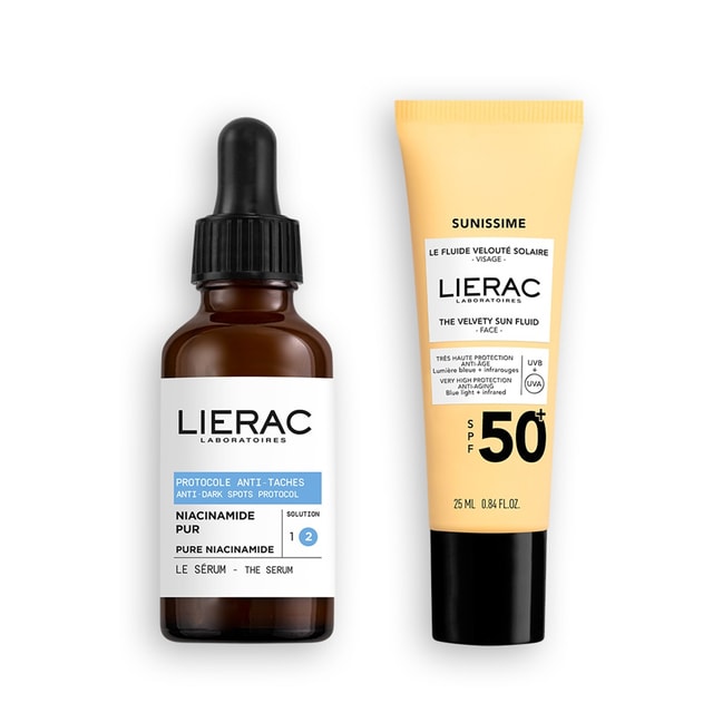 Set Serum Anti-Vlekken + Gratis Zonnefluid SPF50+ 
