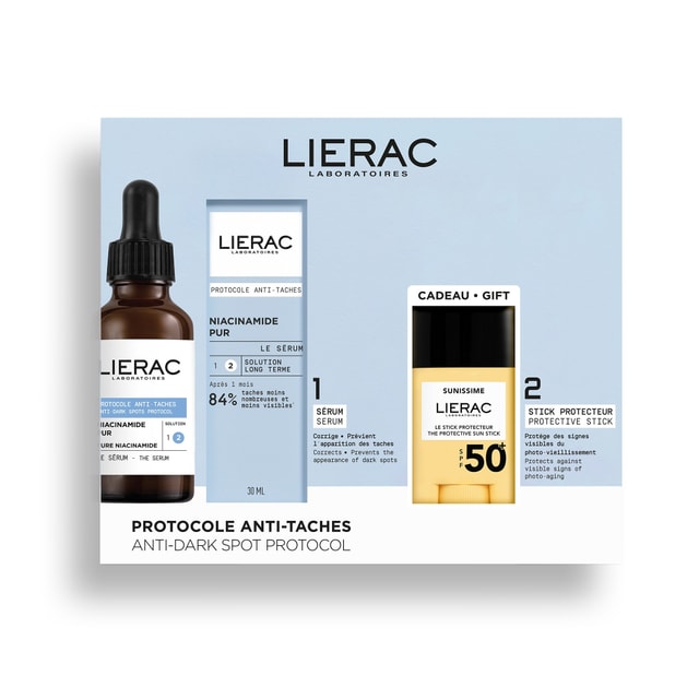 Set Serum Anti-Vlekken + Beschermende Stick SPF50+ Gratis